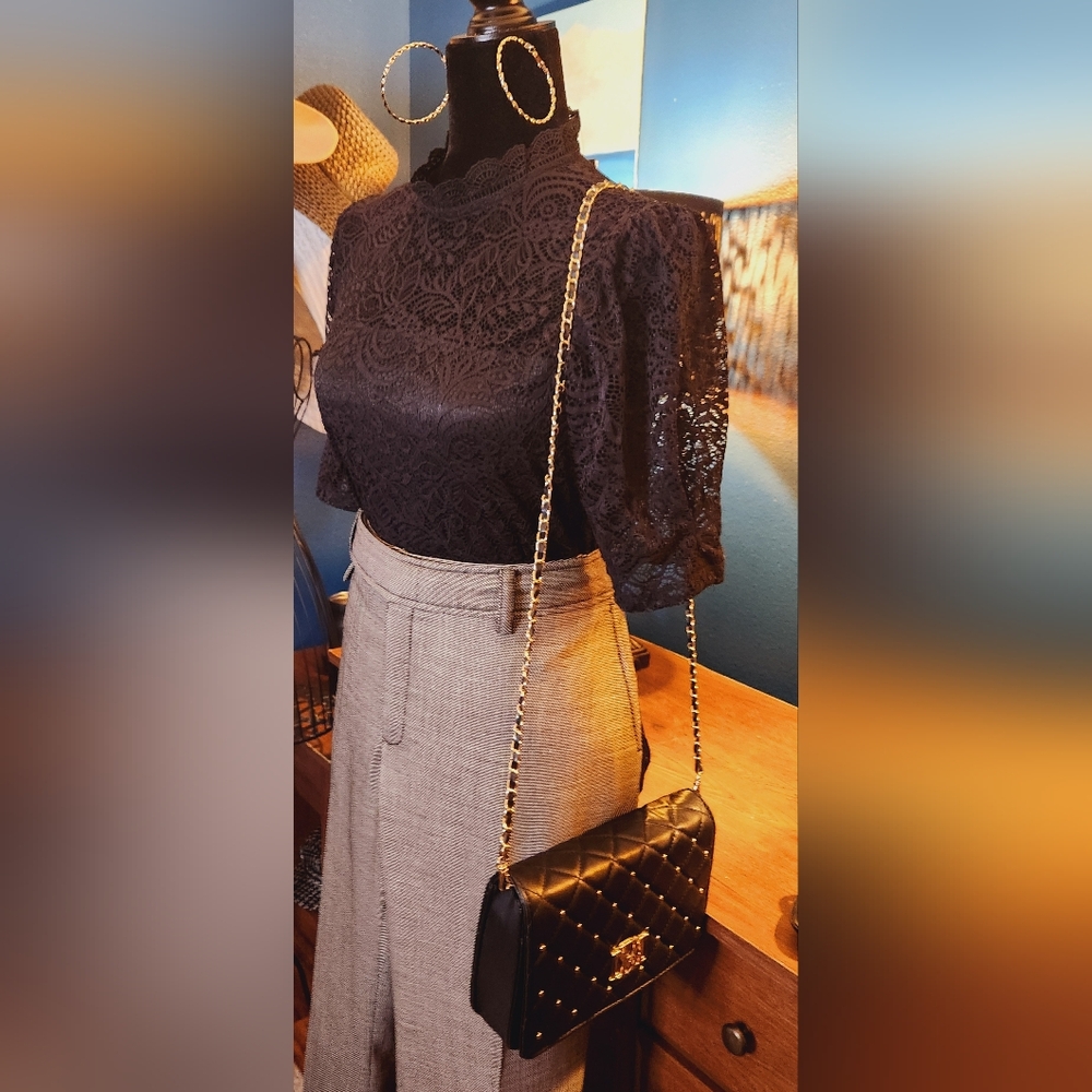 Badgley Mischka Diamond Quilt Crossbody Bag - NWT - Picture 15 of 16
